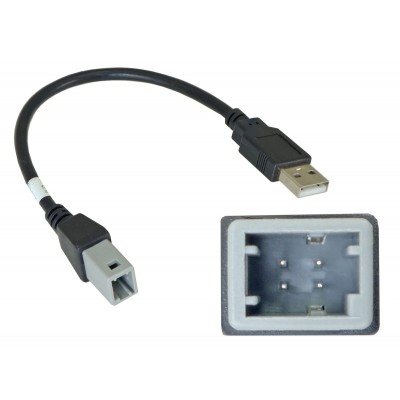 USB-переходник TOYOTA 2019+ для подключения магнитолы к штатному разъему USB