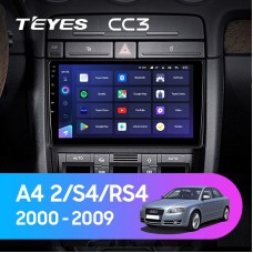 Штатная магнитола TEYES CC3 10.2" для Audi A4 2000-2009