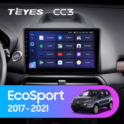Штатная магнитола TEYES CC3 10.2" для Ford EcoSport 2017-2021