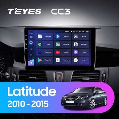 Штатная магнитола TEYES CC3 10.2" для Renault Latitude 2010-2015