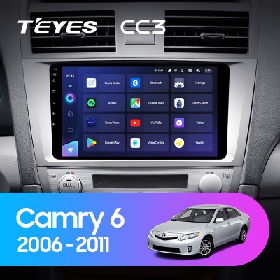Штатная магнитола TEYES CC3 9.0" для Toyota Camry 2006-2011