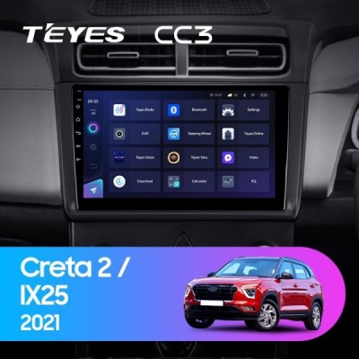 Штатная магнитола Teyes CC3  10" Hyundai Creta 2 2021+