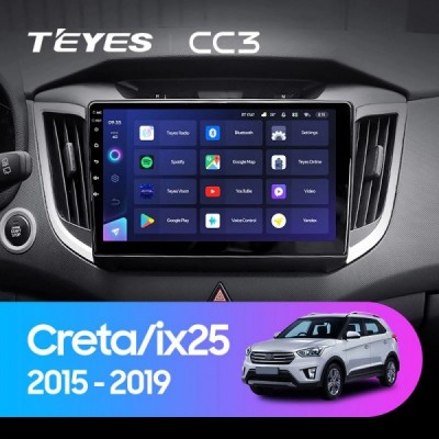 Штатная магнитола Teyes CC3 10" Hyundai Creta (2015-2019)