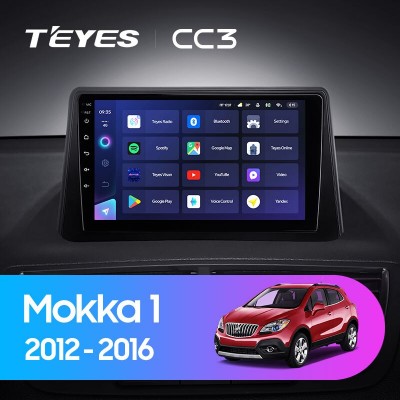 Штатная магнитола TEYES CC3 9.0" для Opel Mokka 2012-2016