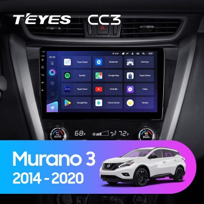 Штатная магнитола Teyes CC3 10.2" Nissan Murano Z52 (2014-2020)