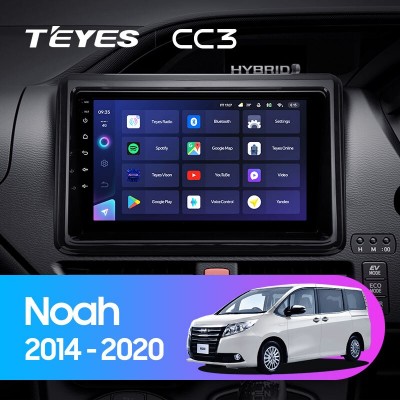 Штатная магнитола TEYES CC3 10.2" для Toyota Noah 2014-2020