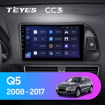 Штатная магнитола TEYES CC3 9.0" для Audi Q5 2008-2017