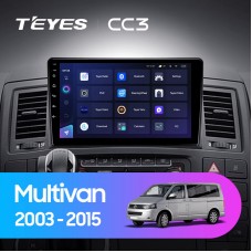 Штатная магнитола Teyes CC3 9" Volkswagen Multivan T5 (2003-2015)