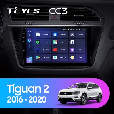 Штатная магнитола Teyes CC3 10" Volkswagen Tiguan 2 (2016-2018)