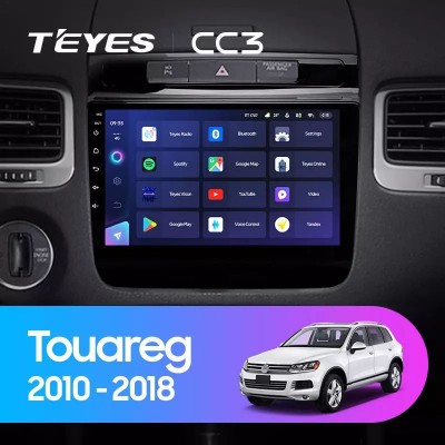 Штатная магнитола Teyes CC3 9" Volkswagen Touareg 2010-2018