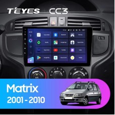 Штатная магнитола Teyes CC3 9" Hyundai Matrix 2001-2010