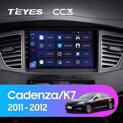 Штатная магнитола Teyes CC3 9" Kia Cadenza 2011-2012