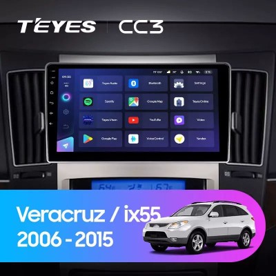 Штатная магнитола Teyes CC3 9" Hyundai ix55 2006-2015