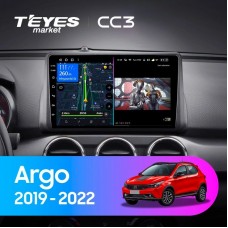 Штатная магнитола Teyes CC3 9" Fiat Argo 2019-2022