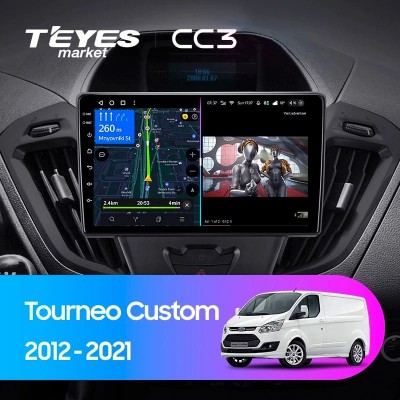 Штатная магнитола Teyes CC3 9" Ford Tourneo Custom 1 2012-2021