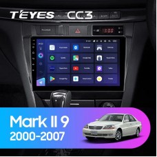 Штатная магнитола TEYES CC3 9" для Toyota Mark II 2000-2007
