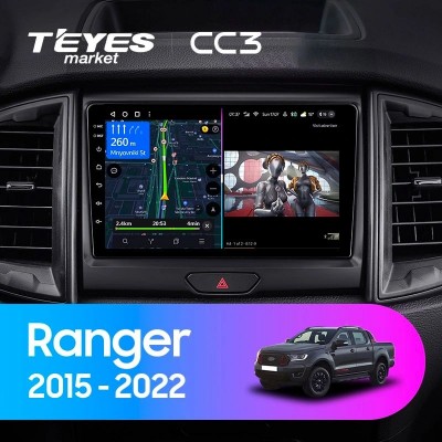 Штатная магнитола Teyes CC3 9" Ford Ranger P703 2015-2022