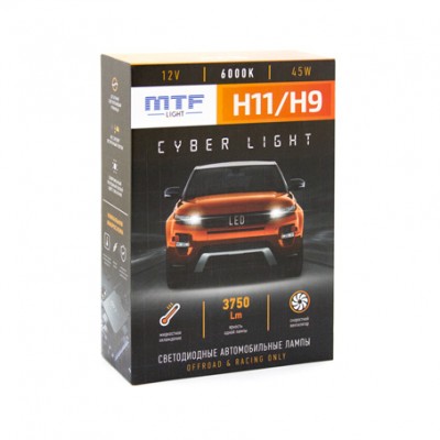 Светодиодные лампы MTF Cyber Light H11/H9/H8