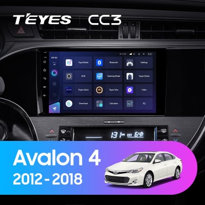 Штатная магнитола TEYES CC3 9.0" для Toyota Avalon 2012-2018