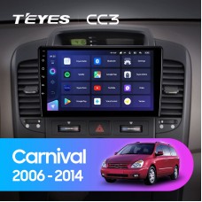 Штатная магнитола TEYES CC3 9.0" для Kia Carnival 2006-2014