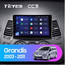 Штатная магнитола TEYES CC3 9.0" для Mitsubishi Grandis 2003-2010