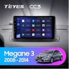 Штатная магнитола TEYES CC3 9.0" для Renault Megane 2008-2014