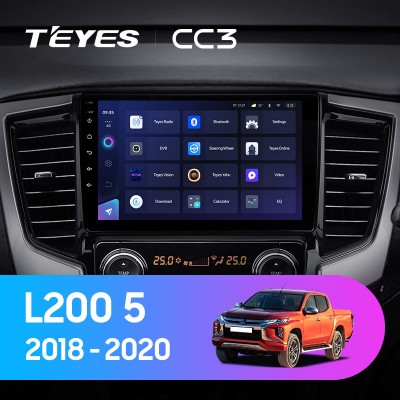 Штатная магнитола TEYES CC3 10.2" для Mitsubishi Pajero Sport 2019-2021