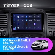 Штатная магнитола TEYES CC3 9.0" для Renault Trafic 2014-2021