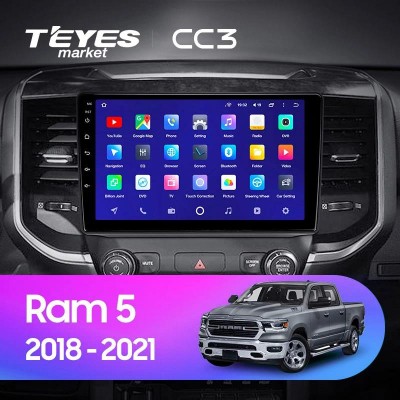 Штатная магнитола Teyes CC3 9" Dodge RAM 2018-2021