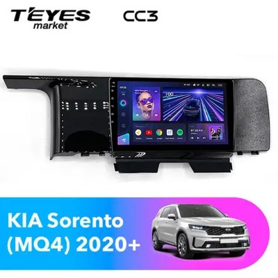 Штатная магнитола TEYES CC3 9.0" для Kia Sorento 2020-2023