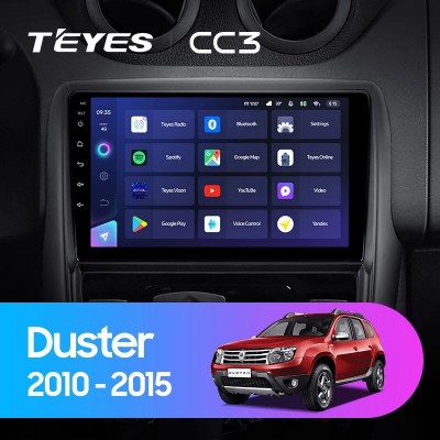 Штатная магнитола Teyes 9" Renault Duster 2010-2015