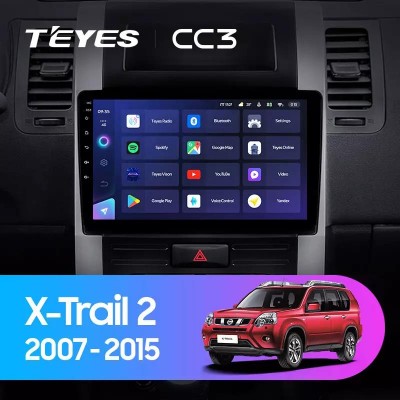 Штатная магнитола Teyes 9" Nissan X-Trail 2007-2015