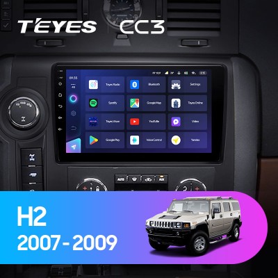 Штатная магнитола TEYES CC3 10.2" для Hummer H2 2007-2009