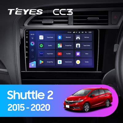 Штатная магнитола TEYES CC3 9" для Honda Shuttle 2015-2020
