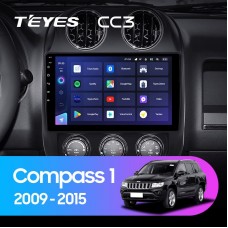 Штатная магнитола TEYES CC3 10.2" для Jeep Compass 2009-2015