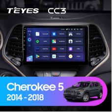 Штатная магнитола TEYES CC3 10.2" для Jeep Cherokee 2014-2018