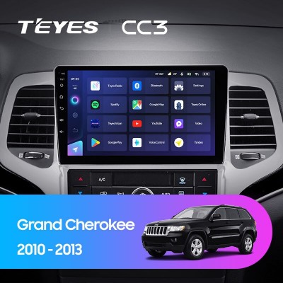 Штатная магнитола TEYES CC3 9" для Jeep Grand Cherokee 2010-2013
