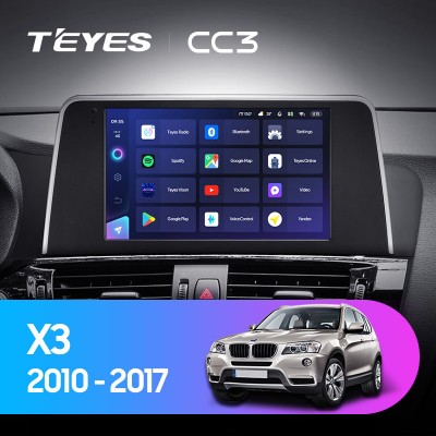 Штатная магнитола TEYES CC3 9" для BMW X3 2010-2014