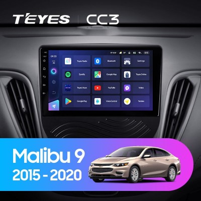 Штатная магнитола TEYES CC3 9" для Chevrolet Malibu 2015-2020