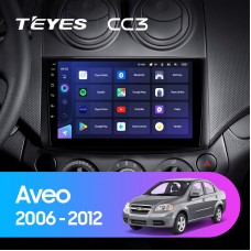 Штатная магнитола TEYES CC3 9" для Chevrolet Aveo 2006-2012