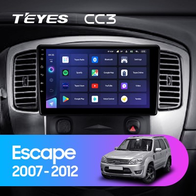 Штатная магнитола TEYES CC3 9" для Ford Escape 2007-2012