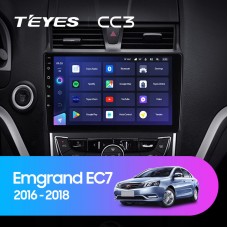 Штатная магнитола TEYES CC3 9" для Geely Emgrand 7 2016-2018