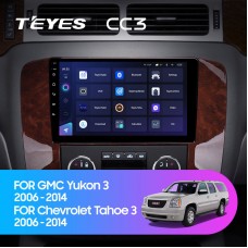 Штатная магнитола TEYES CC3 9" для GMC Yukon 3 GMT 900 / Chevrolet Tahoe 3 III GMT900 2006-2014