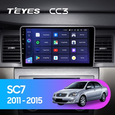 Штатная магнитола TEYES CC3 9" для Geely SC7 2011-2015