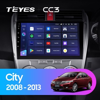 Штатная магнитола TEYES CC3 10.2" для Honda City 2008-2013