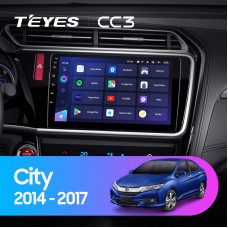 Штатная магнитола TEYES CC3 10.2" для Honda City 2014-2017