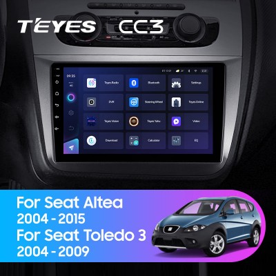 Штатная магнитола TEYES CC3 9.0" для SEAT Altea 2004-2015