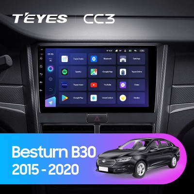 Штатная магнитола TEYES CC3 9.0" для FAW Besturn B50 2015-2020