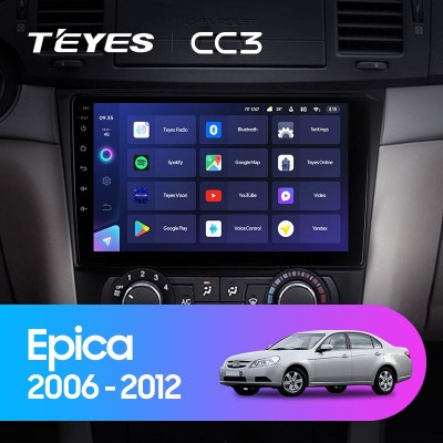 Штатная магнитола TEYES CC3 9.0" для Chevrolet Epica 2006-2012