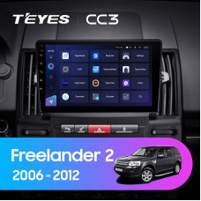 Штатная магнитола TEYES CC3 9.0" для Land Rover Freelander 2006-2012
